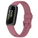 thumbnail image 4 of Soft Silicone Smart Watch Strap Metal Buckle Waterproof for Fitbit Inspire 3, 4 of 9
