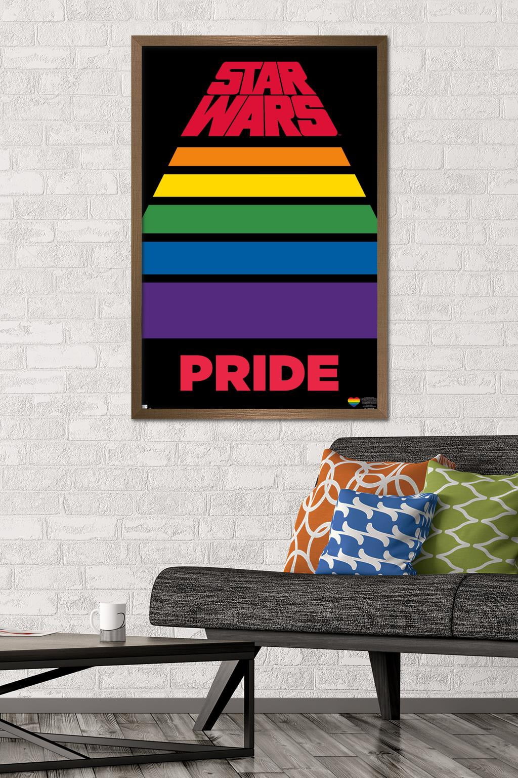 Star Wars: Saga - Scroll Pride Wall Poster, 22.375" x 34" Framed