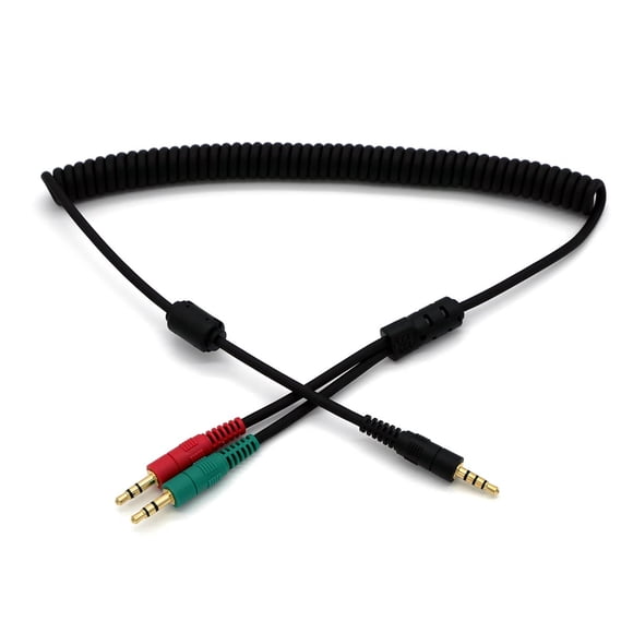 Cable de audio espiral Digirig Mobile uSDX PTT 1,8 m