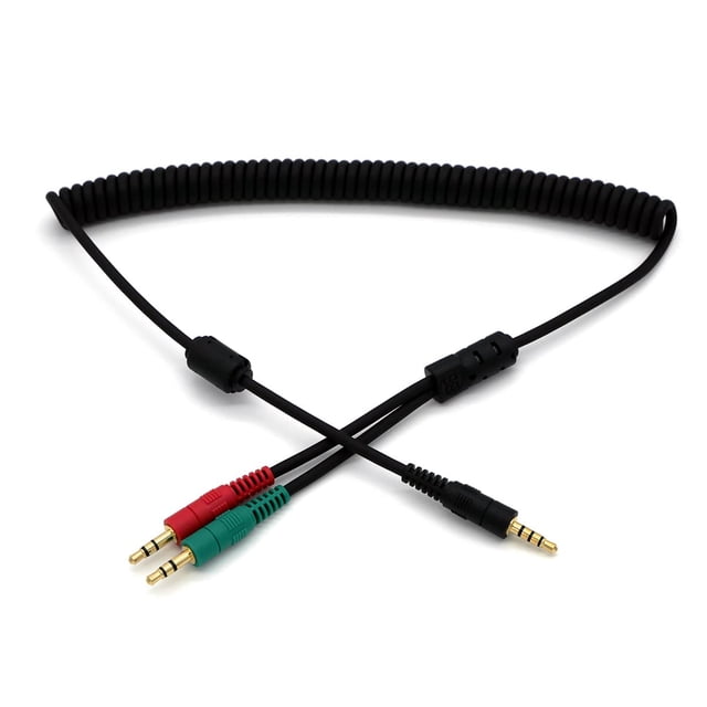 Cable de audio espiral Digirig Mobile uSDX PTT 1,8 m
