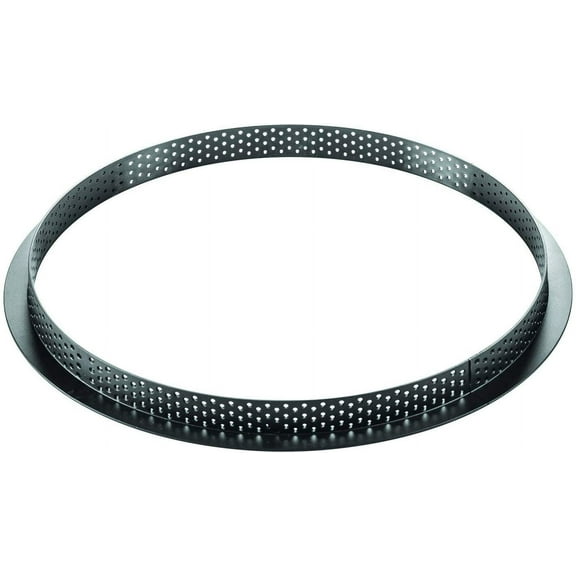 Silikomart"Tarte Ring 250" Heat-Resistant Perforated Plastic Cutting Ring 9.84 Inch Diameter 1 Each
