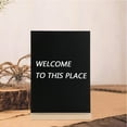 thumbnail image 6 of Soimiss 2 Sets Small Chalkboards for Menu Display Rectangular Writing Surface Erasable Minimalist Design, 6 of 6