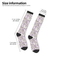 thumbnail image 2 of Balery Lavender Flowers Calcetines novedosos Calcetines deportivos Calcetines hasta la rodilla Calcetines de algodón Calcetines originales y geniales, 2 of 6