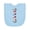 AE-Light Blue, variant on Inktastic Barber Barberpole Newborn Bib