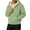 Mint Green #55, variant on Mens Winter Coat Zip Up Long Sleeve Thick Winter Jacket Hooded Sherpa Fleece Lined Work Lightweight Fall Trendy Outerwear with Pockets Light Blue L