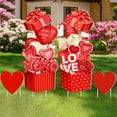 thumbnail image 2 of Valentines Yard Signs, Metal Stakes Valentines Day Outdoor Decorations, Love Bear Heart LOVE Valentines Day Decor for Valentines Day Outside Lawn Decorations, 2 of 6