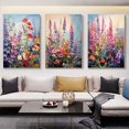 thumbnail image 5 of Impresión en lienzo Decoración Decoración del hogar Pinturas interiores Impresionantes carteles de flores para arte de pared Pintura en lienzo Plantas 1 pieza Habitación, 5 of 5