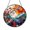 Acrylic 3.5 Inch, variant on Blossom Branch Stained Glass Style Suncatcher Window Hanging, Mountain Sunset Landscape Glass Panel Art, Colorful Floral Nature Window Decor, Scenic Flower Sun Catcher Ornament for Home Window