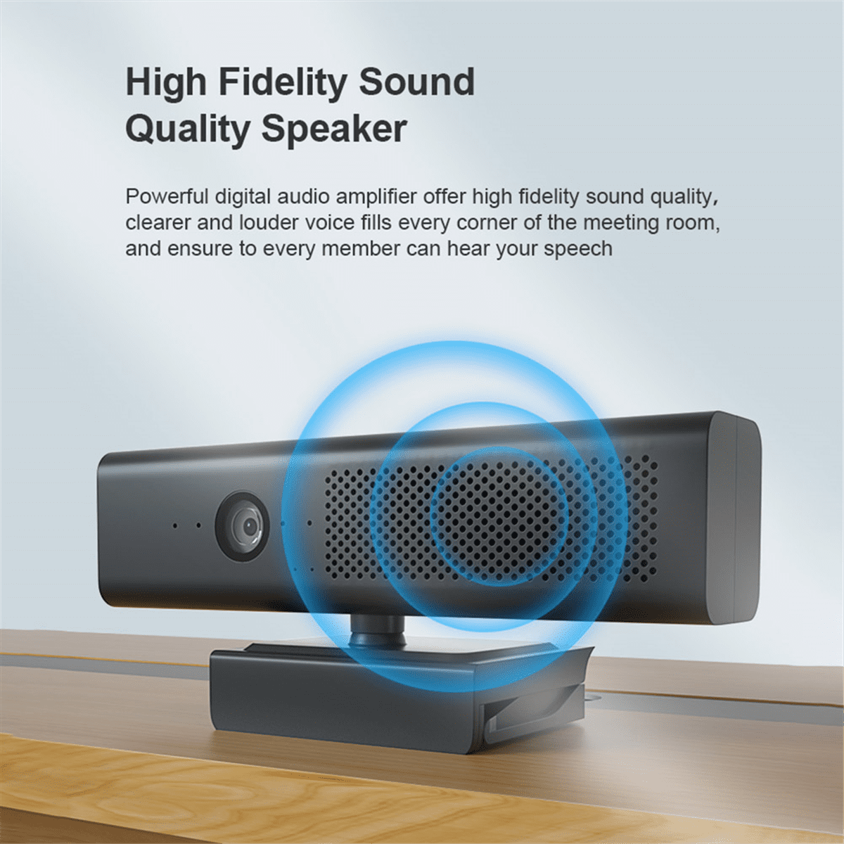 1080P USB Webcam Computer Camera with HiFi Speaker Microphone Computer Camera Video Conference Camera for PC Laptop