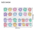 thumbnail image 4 of IAUYY Set of 2 Inch Bath Mat Thick Soft Plush Shower Mat TPR Backing Material Non Slip Bath Mats for Bathroom for Tub Shower Hotel Colorful Cat Paws, 4 of 9