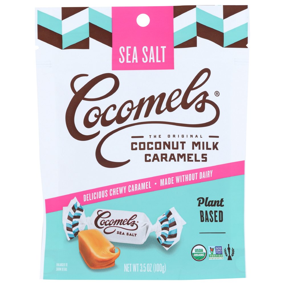 Organic Coconut Milk Caramels Sea Salt, 3.5 oz