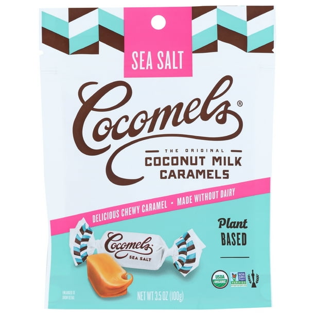 Organic Coconut Milk Caramels Sea Salt, 3.5 oz