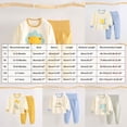 thumbnail image 4 of BOBOGOJP Toddler Boys Girls Spring Summer 2Pcs Sweatshirt Tops Pants Casual Sweatsuit, Everyday Sweatsuit Light Blue,Size 18-24 Months, 4 of 7