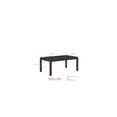 thumbnail image 3 of Room Designs Dining Table Cappucino Contemporary Rectangle, 3 of 3