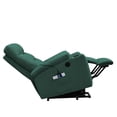thumbnail image 3 of Clearance! Liyasi Electric Power Lift Recliner Chair Sofa with Massage and Heat for Elderly, 3 Positions, 2 Side Pockets and Cup Holders, USB Ports, High-end quality fabric, 3 of 4