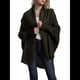 thumbnail image 3 of para Mujer: Suéter Holgado de Punto con de Murciélago y Gran Tamaño. Verde Oscuro Talla Única, 3 of 10