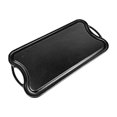 thumbnail image 4 of lingqin Reversible BBQ Griddle Barbecue Plate Cast Iron Cookware Heavy Duty Grilling Pan Pan for Stovetop Campfire Pancakes, 4 of 9