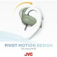 thumbnail image 2 of JVC nearphones Open Ear True Wireless Headphones with Pivot Motion Mechanism, 16mm Large Drivers Sound, Single Ear use, BT 5.4, Long Battery Life (up to 26 Hours) - HANP40TG (Green), 2 of 6