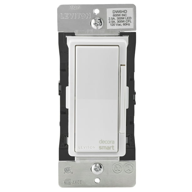 Leviton R01DW6HD1RZ 15A 120V White/Almond Decora Smart Wifi Dimmer