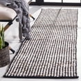 thumbnail image 2 of SAFAVIEH Natura Edith Distressed Runner Rug, Black/Ivory, 2'3" x 8', 2 of 8
