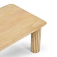 thumbnail image 6 of !nspire Mid-Century Modern Solid Wood 71" Bench - Natural, 6 of 6