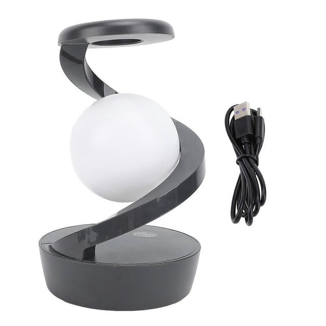 Wireless Charger Night Light Smart Control Rotating Floating RGB Color Changing Desk Lamp for Gifts Bedroom Home
