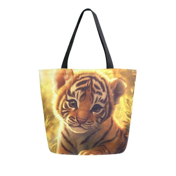 DIXRUYEE Tote Bag Women Weekender Travel Bag Shoulder Handbag Corgi Splash Printed