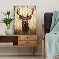 thumbnail image 5 of Qisvanset 12x16 Inch 2D Flat Framed Canvas Art, Patriotic Eagle God Bless American Religious Home Wall Art, 5 of 5