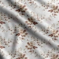 thumbnail image 1 of Soimoi Floral Vintage Print, Silk Fabric, Decor Sewing Fabric By The Yard 42 Inch Wide,Decorative Fabric For Shirts, Suits, Ties, Brown, 1 of 5