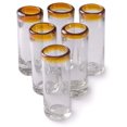 thumbnail image 4 of Orion Amber Rim 2 oz Shot Glass - Set of 6, 4 of 4
