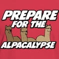 thumbnail image 3 of CafePress - Prepare For The Alpacalyps Women's Classic T Shirt - Women's Traditional Fit Dark T-Shirt, 3 of 4