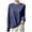 Navy, variant on Lonomox Womens Pullover Tops Solid Color Long Sleeve Shirts Crew Neck Loose Fashion Casual T Shirts