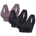 thumbnail image 2 of XFLWAM Workout Bras for Women Comfort Support and Lift Full Coverage Back Fat Bras No Underwire Push Up Bra Large Bust Bras, 2 of 9