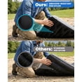 thumbnail image 5 of Camping Sleeping Pad, 6" Thick Camping Mattress Pad, 4.5 R-Value Sleeping Mat with Built-in Pillow and Foot Pump, Portable Compact Sleeping Pad for Backpacking Hiking Car Traveling Tent, 5 of 7