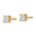 thumbnail image 2 of Primal Gold 14 Karat Yellow Gold Lab Grown Diamond 1/2ctw Certified VS/SI, D E F, Screw Back Earrings, 2 of 5