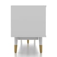 thumbnail image 6 of Fabiano 3-Drawer and 3-Shelf Solid Wood 70" TV Stand, Rustic Navy Blue, 6 of 9