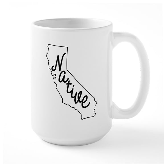 CafePress - California Native - 15 oz Ceramic Large White Novelty Mug