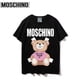 thumbnail image 2 of Moschino Oso De Manga Corta De Los Hombres Y Las Mujeres De La Marca De Moda De Cuello Redondo Impresión Pareja Camisetapangjing, 2 of 4