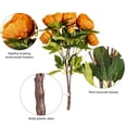 thumbnail image 6 of Vickerman 23" Artificial Coffee Peony Spray., 6 of 7