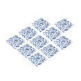 thumbnail image 2 of Pegatinas para azulejos con diseño de hojas a prueba de agua, 10 unidades, 20 x 20 cm, para paredes de baño y cocina, calcomanía decorativa para el hogar, 2 of 8