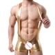 thumbnail image 3 of Hombres Casual Sólido Charol Body Sculpting Hip Lift Sexy Cintura baja Boxer Ropa interior Pompotops qyievc3981, 3 of 8