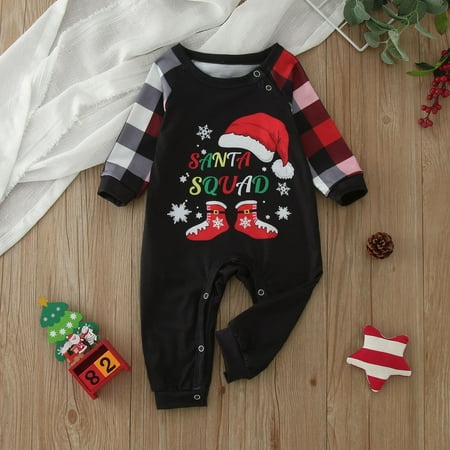 

Cute Baby Christmas Pajamas For Family Matching Sets Two Piece Pajamas Sets Top Pants Funny Prints Sleepwear Christmas Pajamas For Family Matching Family Christmas Pajamas