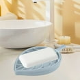 thumbnail image 6 of Blue European-Style Soap Tray With Leaf Pattern Design Bathroom Sink Accessory #XXj93, 6 of 6