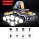 thumbnail image 3 of Linterna Frontal Led Recargable Por Usb, 8 Modos De Iluminación, Ipx4, Resistente Al Agua, Para Casco, Pesca, Bicicleta, Camping Eigraketly HA037809-00, 3 of 6
