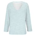 thumbnail image 4 of YLHFASHION Hauts Amples en Coton et Lin pour Femmes, Blouse Imprimée Élégante pour Femmes, T-shirt à Manches Longues Col en V Grande Taille jusqu'à 50 % de Réduction, 4 of 5