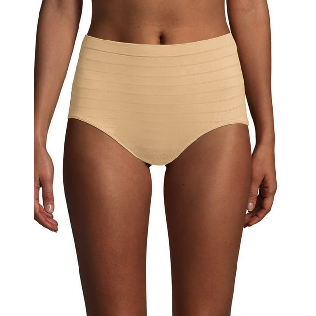 Bali Womens Comfort Revolution Microfiber Brief 3-Pack, 6/7