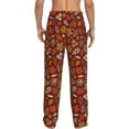 thumbnail image 2 of Bixox Men's Autumn Forest3 Patterned Pajama Pants with Pockets Lounge Clothes for Home, 2 of 5