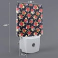 thumbnail image 2 of Uemuo Red Rose Flower Night Light, Night Lights Plug into Wall, Dusk to Dawn Sensor Warm White Led Night Light 0.5W-EU, 2 of 9