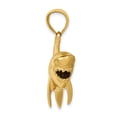 thumbnail image 2 of 14k Yellow Gold Great White Shark Pendant for Men or Unisex Wear, Detailed Marine Animal Necklace, Nautical Ocean Jewelry Symbolizing Power and Independence, 2 of 7