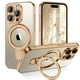 thumbnail image 1 of Funda GUAGUA para iPhone 15 Pro Max con soporte magnético transparente de 6.7 pulgadas, 1 of 9